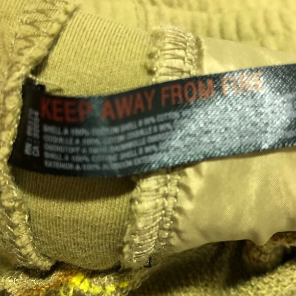 Free People Movement xs baby got track olive green yellow combo track pants snap - Picture 5 of 15